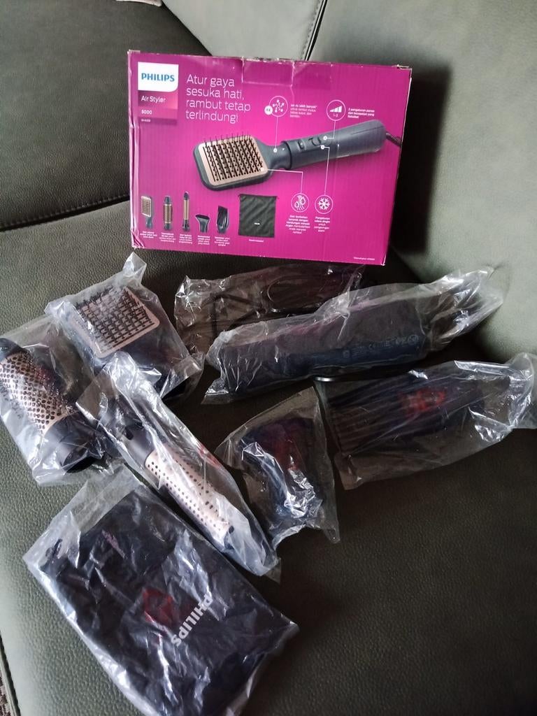 Philips air styler type 5000. nieuw,ongebruikt in de doos, Ophalen of Verzenden, Nieuw, Zwart