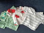 3 T-shirts korte mouwen maat 62, Kinderen en Baby's, Babykleding | Maat 62, Ophalen of Verzenden, Zo goed als nieuw, Hema, Jongetje