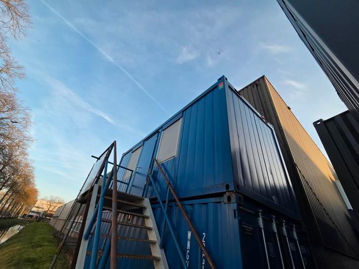 20ft kantoorunit schaftkeet schaftcontainer, Tuin en Terras, Bergingen en Tuinkasten, Containerberging, Metaal, Ophalen of Verzenden