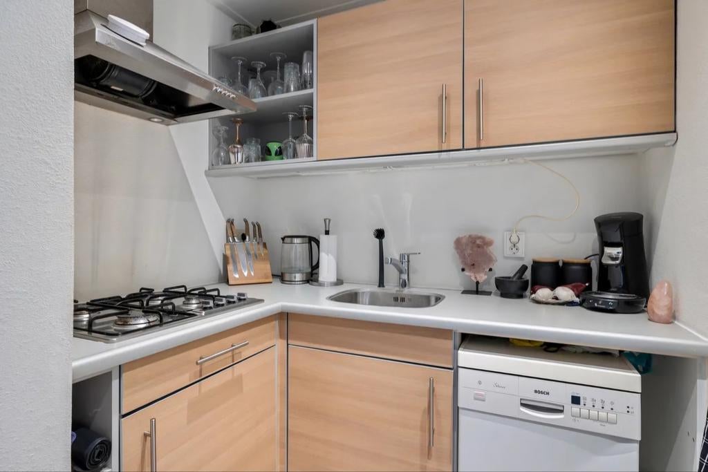 Kleine L keuken inclusief apparatuur, Huis en Inrichting, Keuken | Complete keukens, Ophalen, Gebruikt