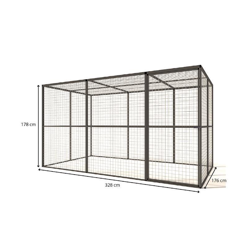 Aluminium Kippenren Lilly, Dieren en Toebehoren, Pluimvee | Toebehoren, Ophalen of Verzenden, Nieuw, Kippenhok of Kippenren