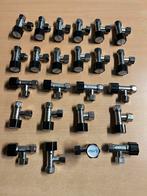 Partij VSH hoekstopkraan 3/8 12 knel chroom nieuw, Ophalen of Verzenden, Nieuw, Koper, Toilet