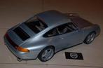 SALE 1:8 PORSCHE 911 993 CARRERA Pocher K31 BUILT silver WRH, Ophalen, Zo goed als nieuw, 1:5 t/m 1:8, Auto