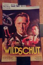 Belgische Filmposter Wildschut (1985) (Bobby Eerhart), Ophalen of Verzenden, A1 t/m A3, Film en Tv, Rechthoekig Staand