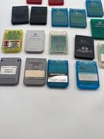 Partij memory cards voor PlayStation, Gebruikt, Playstation, Geheugenkaart, Ophalen of Verzenden