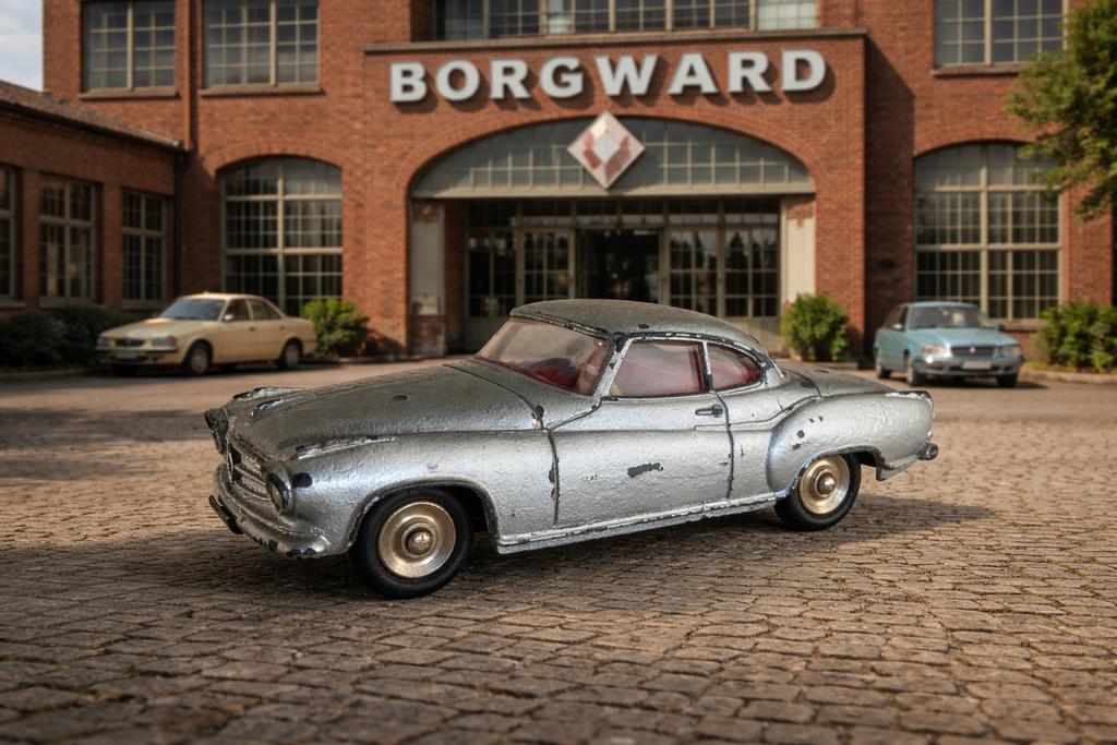 Borgward Isabella, Hobby en Vrije tijd, Modelauto's | 1:43, Ophalen of Verzenden, Gebruikt, Auto, Dinky Toys