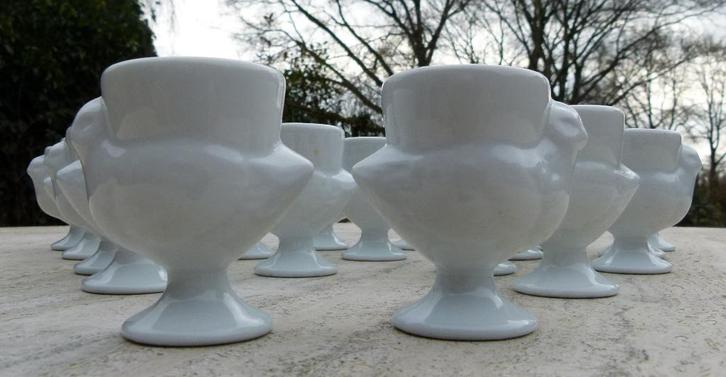 Set van 20 Super Mooie Witte Kip Eierdoppen  / Waxinelicht, Huis en Inrichting, Keuken | Servies, Nieuw, Overige typen, Wedgwood