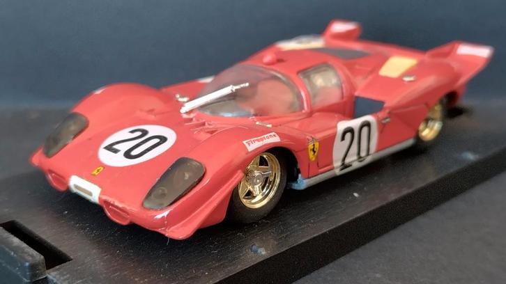 Ferrari 512 S 1:43 Brumm Pol, Hobby en Vrije tijd, Modelauto's | 1:43, Zo goed als nieuw, Auto, Overige merken, Verzenden