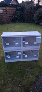 2 kunststof vogelhokken, Dieren en Toebehoren, Vogels | Hokken en Kooien, Ophalen, Zo goed als nieuw, Kunststof, Broedkooi of Kweekkooi