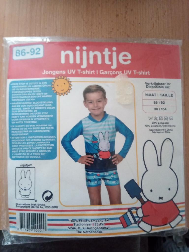 Nijntje Jongens UV T-shirt Maat 86-92, Ophalen, Maat 86