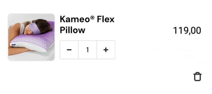 Nieuw Kameo Flex Kussen 60x40 cm - Optimale Ventilatie, Kinderen en Baby's, Kinderkamer | Beddengoed, Nieuw, Kussen, Paars, Ophalen of Verzenden