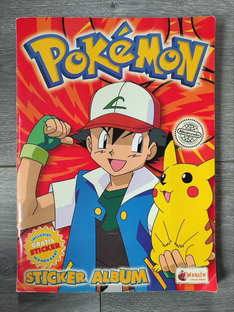 Vintage Pokemon stickeralbum uit 2000 (1), Ophalen of Verzenden