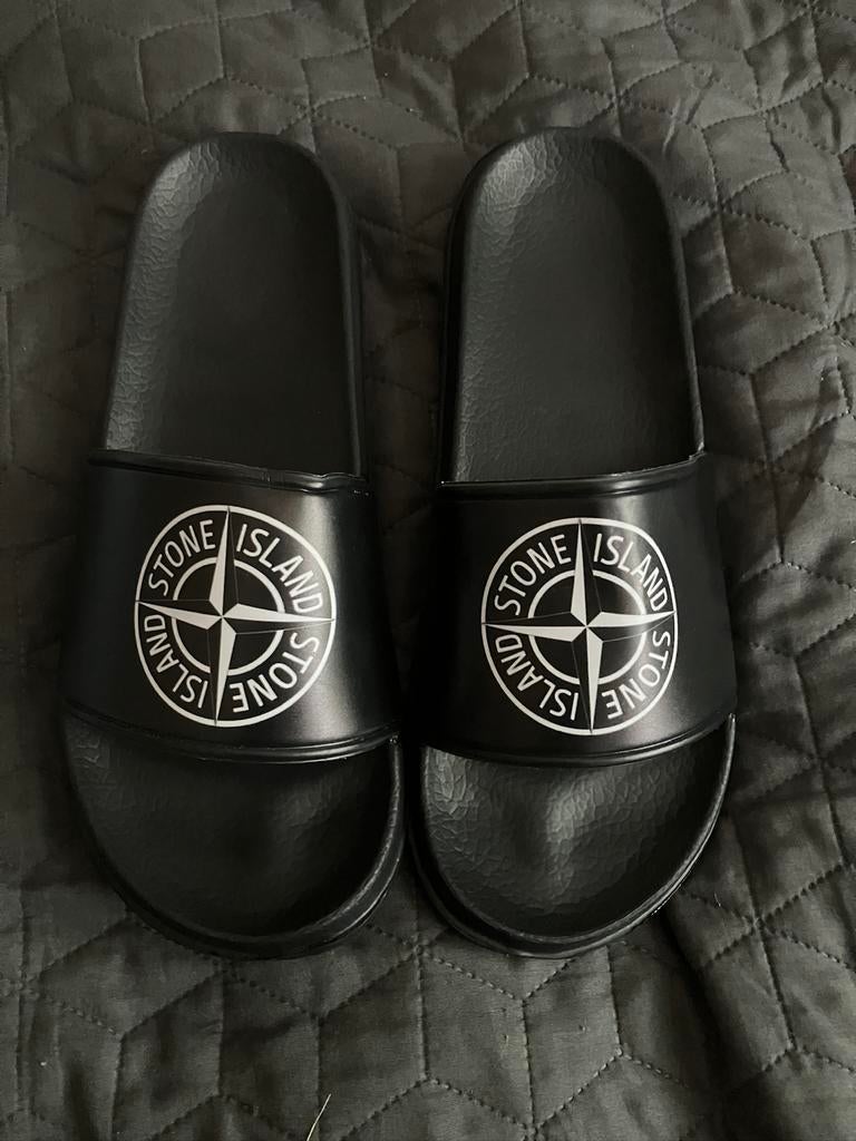 Stone island flipflop slippers maat 41 NIEUW, Ophalen of Verzenden, Overige maten, Zwart