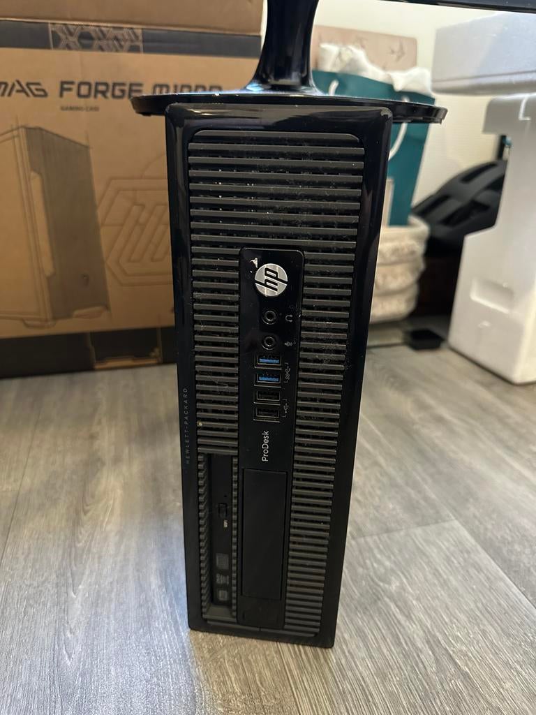 HP ProDesk i5 PC met Samsung Monitor, Computers en Software, Desktop Pc's, Gebruikt, 2 tot 3 Ghz, HDD, 4 GB, Met monitor, Ophalen of Verzenden