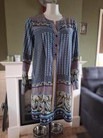 Hale Bob blauw zwarte tuniek blouseje M 38, Maat 38/40 (M), Zo goed als nieuw, Hale Bob, Verzenden