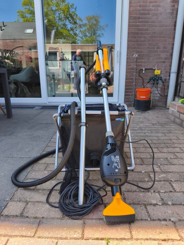 Hozelock Vijverstofzuiger compleet met vuilwaterfilter, Ophalen, Gebruikt, Vijverstofzuiger