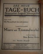 Tijdschrift Das neue TAGE-BUCH, 11 November 1939, Ophalen of Verzenden, Gelezen, Overige typen