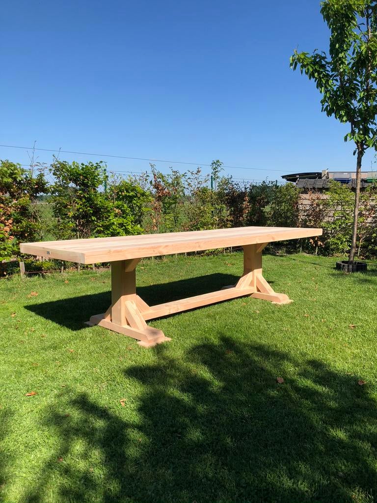 Robuuste Douglas kloostertafel (maatwerk mogelijk), Tuin en Terras, Ophalen, Nieuw, ., Falkwood