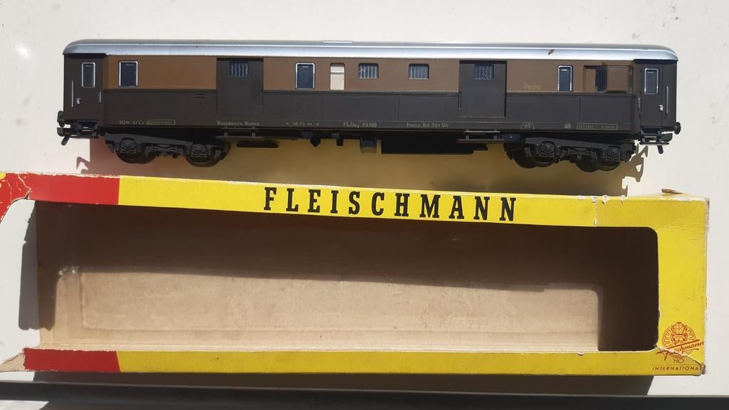 Fleischmann 1446 Italiaanse bagage rijtuig, Gelijkstroom, Fleischmann, Wagon, Ophalen of Verzenden