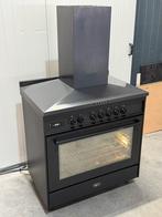 Boretti Fornuis met Inductie Kookplaat en Afzuigkap, Witgoed en Apparatuur, Fornuizen, Bella, 60 cm of meer, Zo goed als nieuw