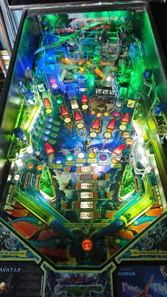 Avatar Pro Flipperkast Pinball Full LED, Verzamelen, Automaten | Flipperkasten, Ophalen, Elektronisch, Stern, Zo goed als nieuw