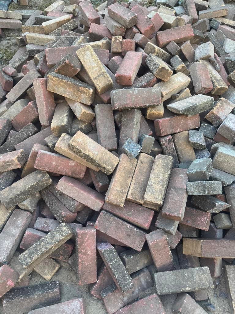 Klinkers 20x5x7, Ophalen, Zo goed als nieuw, Beton, Klinkers