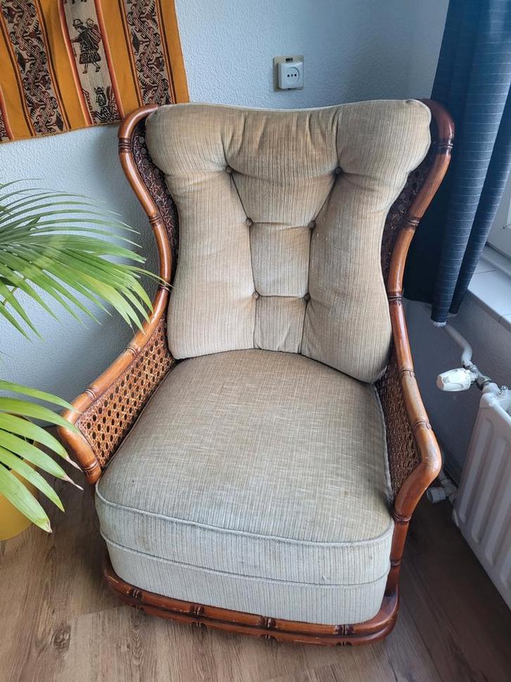Gratis fauteuil stoel, Huis en Inrichting, Fauteuils, Gebruikt, 50 tot 75 cm, 75 tot 100 cm, Ophalen