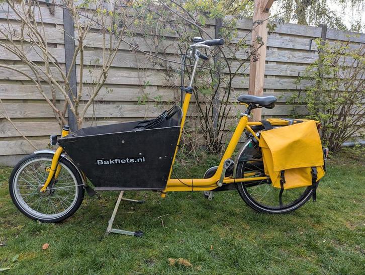 Bakfiets .nl met huif, Fietsen en Brommers, Fietsen | Bakfietsen, Gebruikt, 2 kinderen, Huif, Ophalen