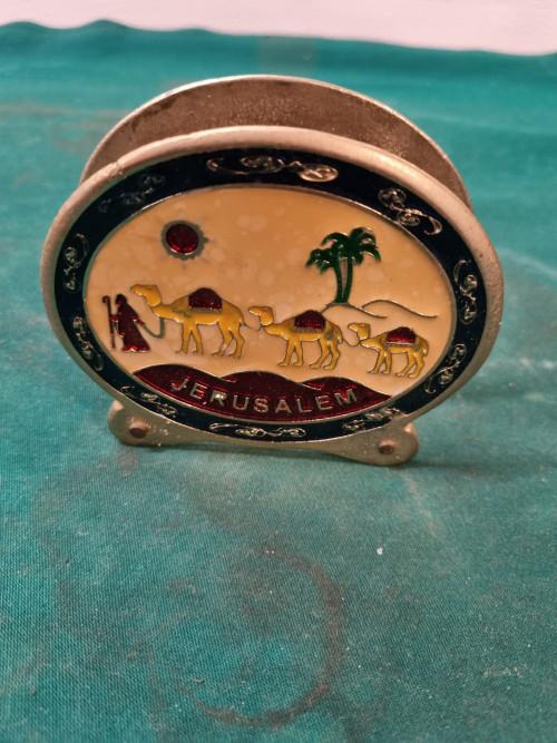 servethouder jerusalem vintage, Ophalen of Verzenden, 'T Olde Gre-j, Info@toldegrej.nl, Endepoelstraat 20f Didam