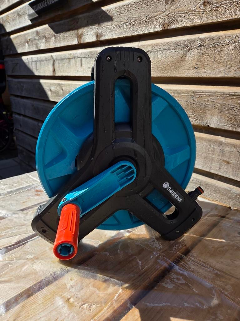 Gardena classic 50 slangenhaspel, Tuin en Terras, Tuinslangen, Ophalen, Zo goed als nieuw, Tuinslanghaspel