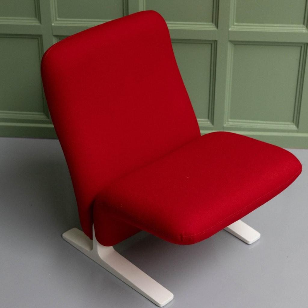 Vintage Artifort Concorde Chair F784, Ophalen of Verzenden, Zo goed als nieuw, 75 tot 100 cm, 50 tot 75 cm