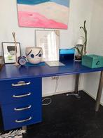 Bureau blauw, Ophalen, Gebruikt, Bureau