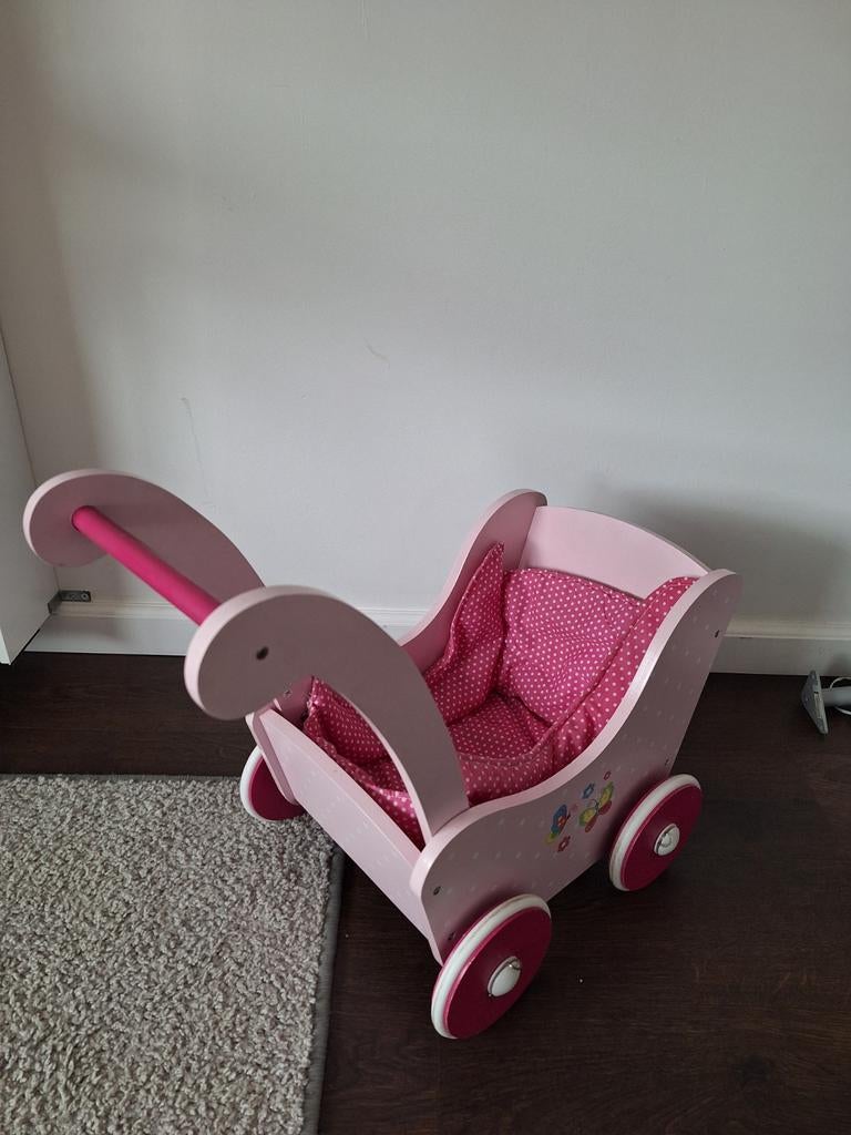 Houten kinderwagentje - Zeer goede staat, Ophalen of Verzenden, Zo goed als nieuw, Kinderwagen, Overige merken