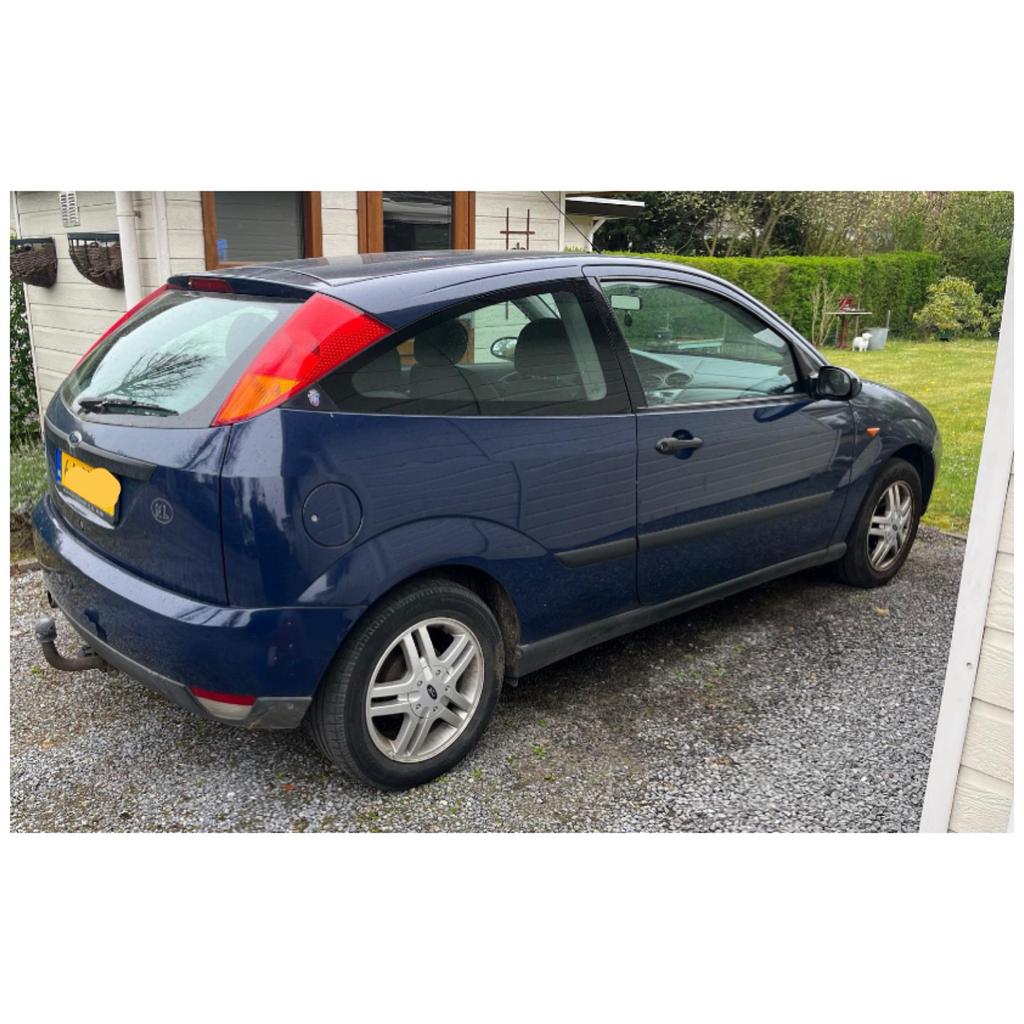 Ford Focus 1.4 I 3D 2001 Blauw, Auto's, Ford, 1025 kg, 15 km/l, 74 pk, 4 cilinders
