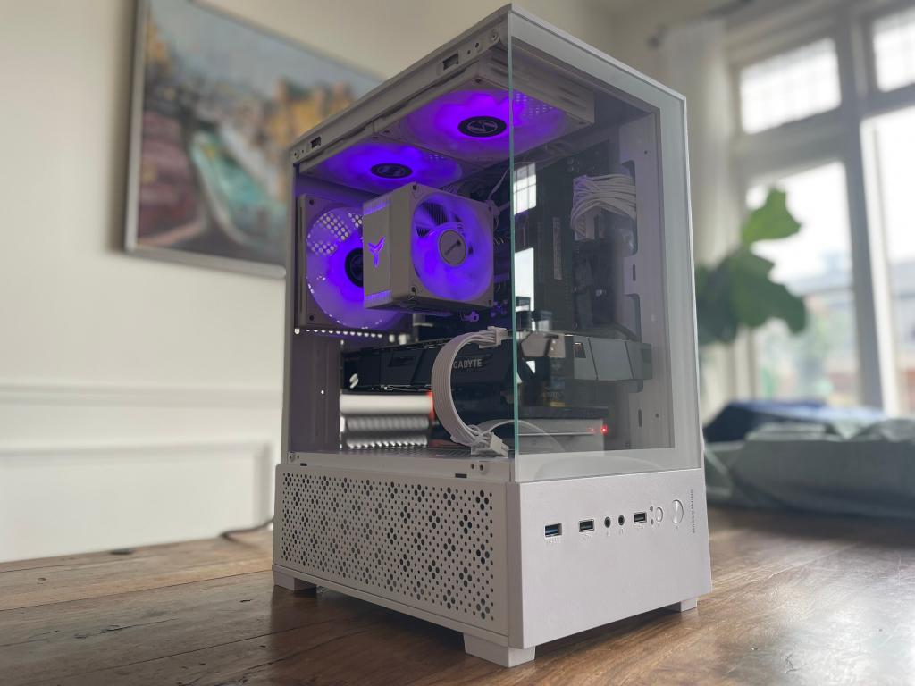 Witte RGB Gaming PC | GTX 1070 | i5 | 16 GB, Computers en Software, Desktop Pc's, Refurbished, Gaming, SSD, Met videokaart