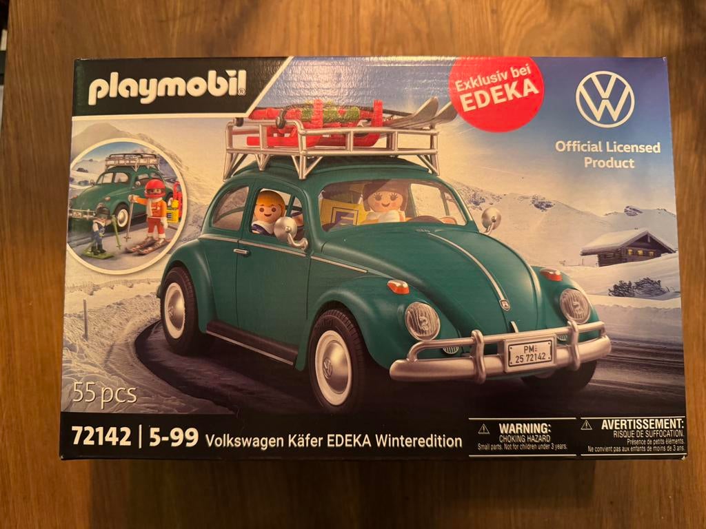 Playmobil Volkswagen kever winter edition 72142, Ophalen of Verzenden, Nieuw