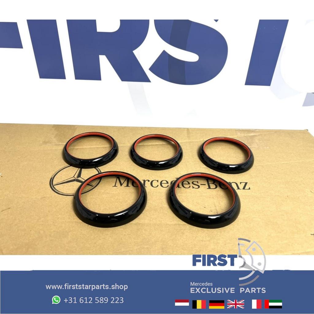 RODE AMG LUCHTROOSTERS voor Mercedes W176 W117 W156 A45 CLA4, Gebruikt, -, Ophalen of Verzenden, -