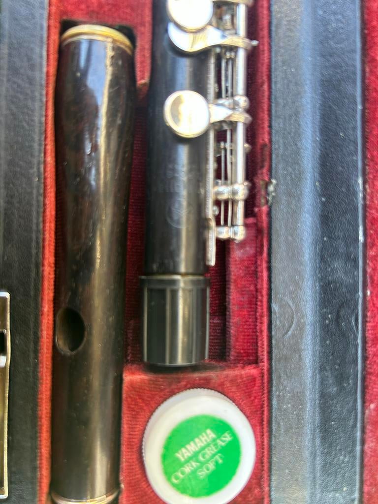 Yamaha YPC-61 piccolo dwarsfluit, Ophalen of Verzenden, Gebruikt, Houtblazer, Met koffer of draagtas