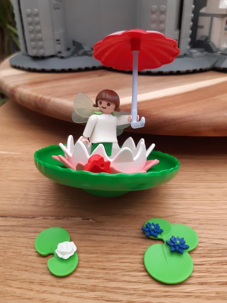 Playmobil elfje op waterlelie, Kinderen en Baby's, Speelgoed | Playmobil, Ophalen of Verzenden, Zo goed als nieuw, Complete set