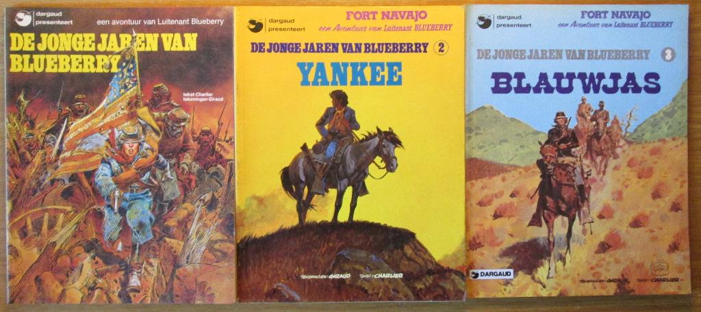 De jonge jaren van Blueberry, 3x (SC), Boeken, Stripboeken, Meerdere stripboeken, Ophalen of Verzenden, Zo goed als nieuw, Giraud & Charlier