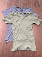 Cosilana T-shirts, 2 stuks wol katoen maat 140 (valt klein), Ophalen, Korte mouw, Maat 34 (XS) of kleiner, Gedragen