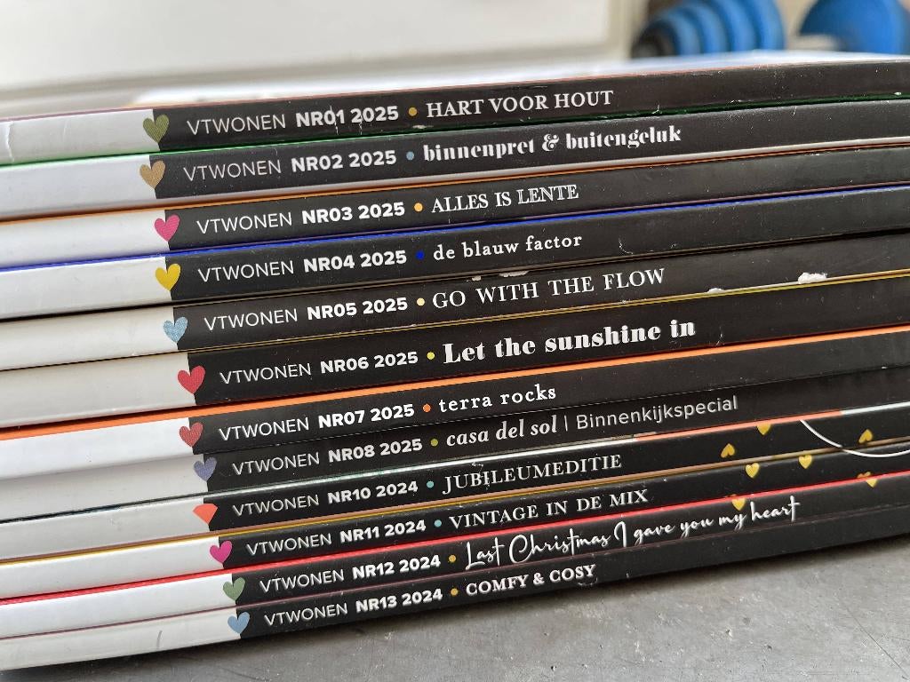 Complete jaargang 2025 VT wonen 13 nummers zgan, Ophalen of Verzenden, Zo goed als nieuw, Overige typen