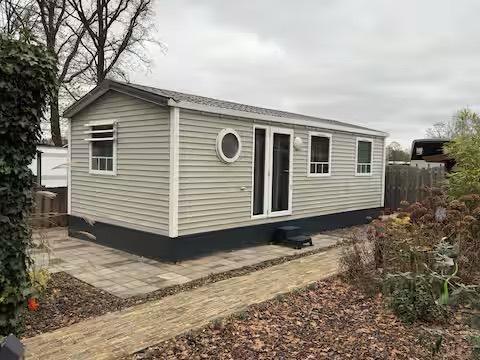 Chalet 6-8 persoons Camping Heische Tip, Huizen en Kamers, Recreatiewoningen te koop, Noord-Brabant, Chalet, Verkoop zonder makelaar