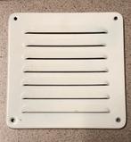 Muurplaat ventilatierooster, schoepenrooster wit, aluminium, Ophalen of Verzenden, Nieuw, Ventilator en Afzuiger