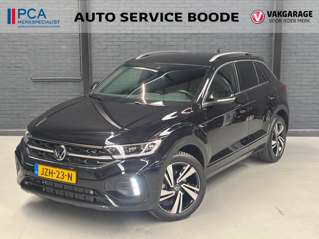 Volkswagen T-ROC 1.5 TSI R-Line Edition automaat - 3x R-Line, Auto's, Volkswagen, Euro 6, 4 cilinders, Leder en Stof, Zwart