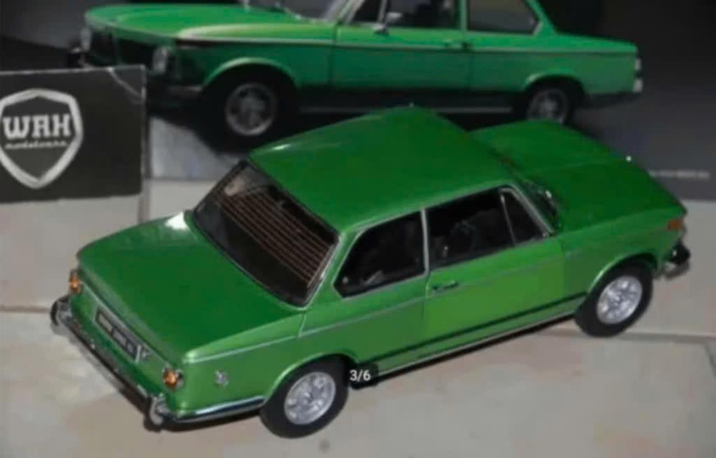 1:18 BMW 2002 TII green Kyosho diecast in box WRH, Hobby en Vrije tijd, Modelauto's | 1:18, Verzenden, Zo goed als nieuw, Auto