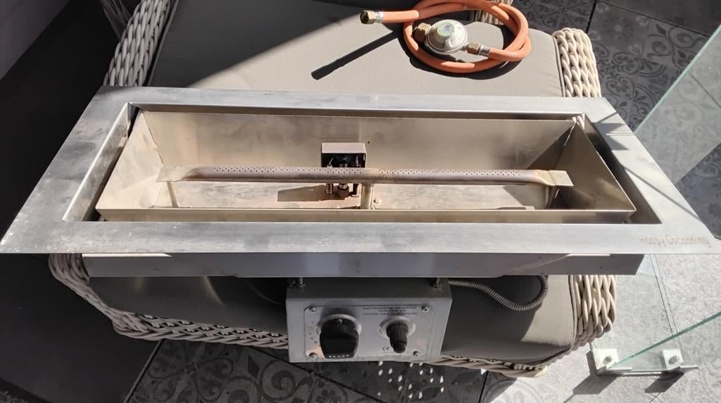 Happy Cocooning Inbouw Gasbrander met Windvanger, Ophalen