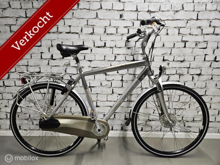 Grandeur Excellent 8 H57 Stadsfiets, Fietsen en Brommers, Fietsen | Heren | Herenfietsen, Gebruikt, Overige merken, 57 tot 61 cm
