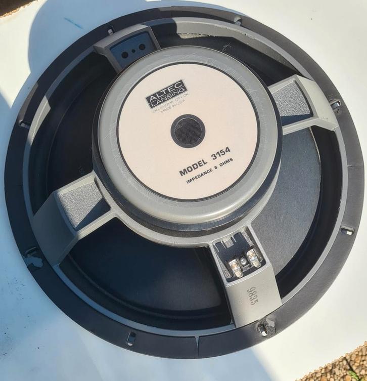 Altec Lansing speakerset bas en hoorn met driver, Muziek en Instrumenten, Versterkers | Bas en Gitaar, 100 watt of meer, Ophalen of Verzenden