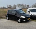 Opel Agila 1.0 12V 2015 Zwart Airco Trekhaak Nieuwe APK LM, Auto's, Voorwielaandrijving, Euro 5, Stof, Origineel Nederlands